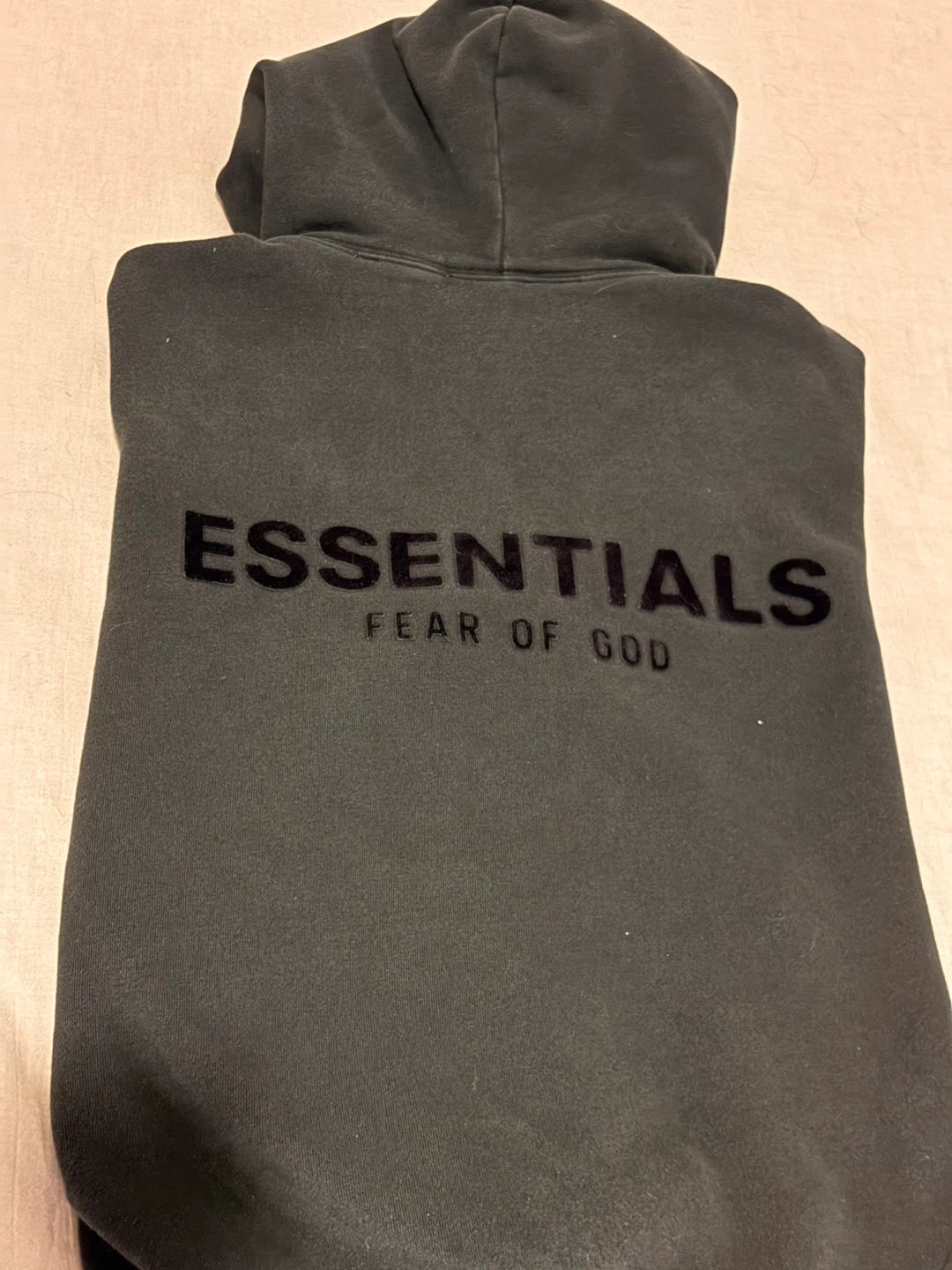 Fear of God Essentials Pullover Hoodie 'Stretch Limo' - photo 3