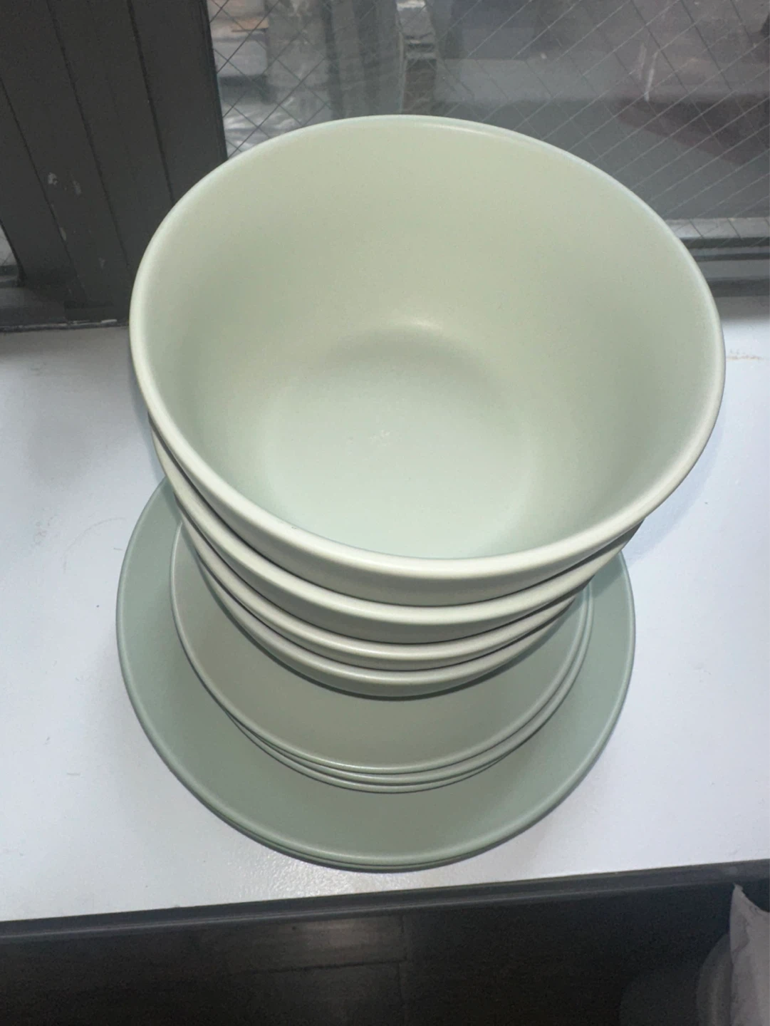 Beautiful Sage Green Dinnerware set - photo 2