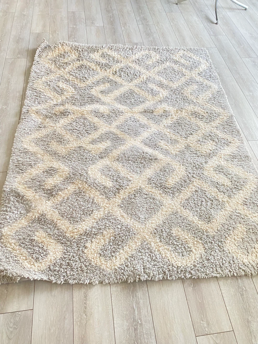 Shaggy Geometric Area Rug