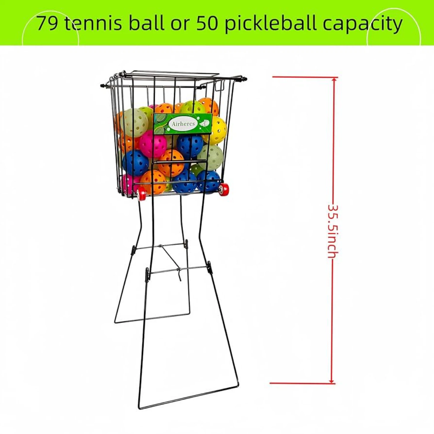 Airhercs Tennis Ball Basket Cart - photo 5