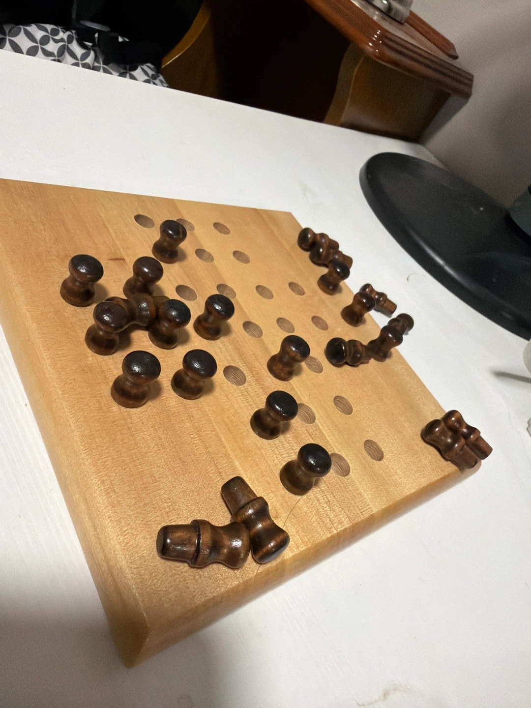 Noese Collection Wooden Solitaire Game - photo 2