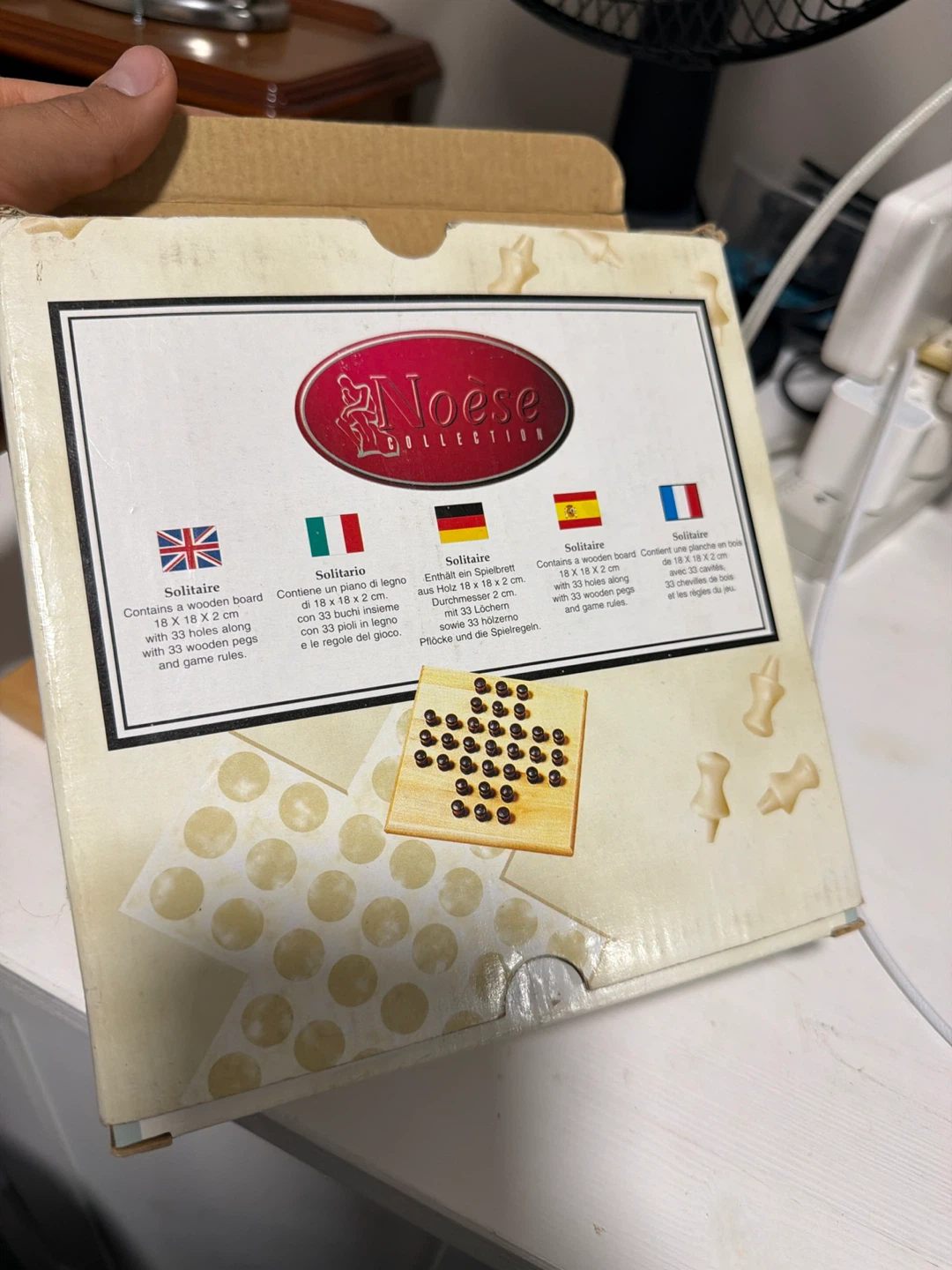 Noese Collection Wooden Solitaire Game - photo 4