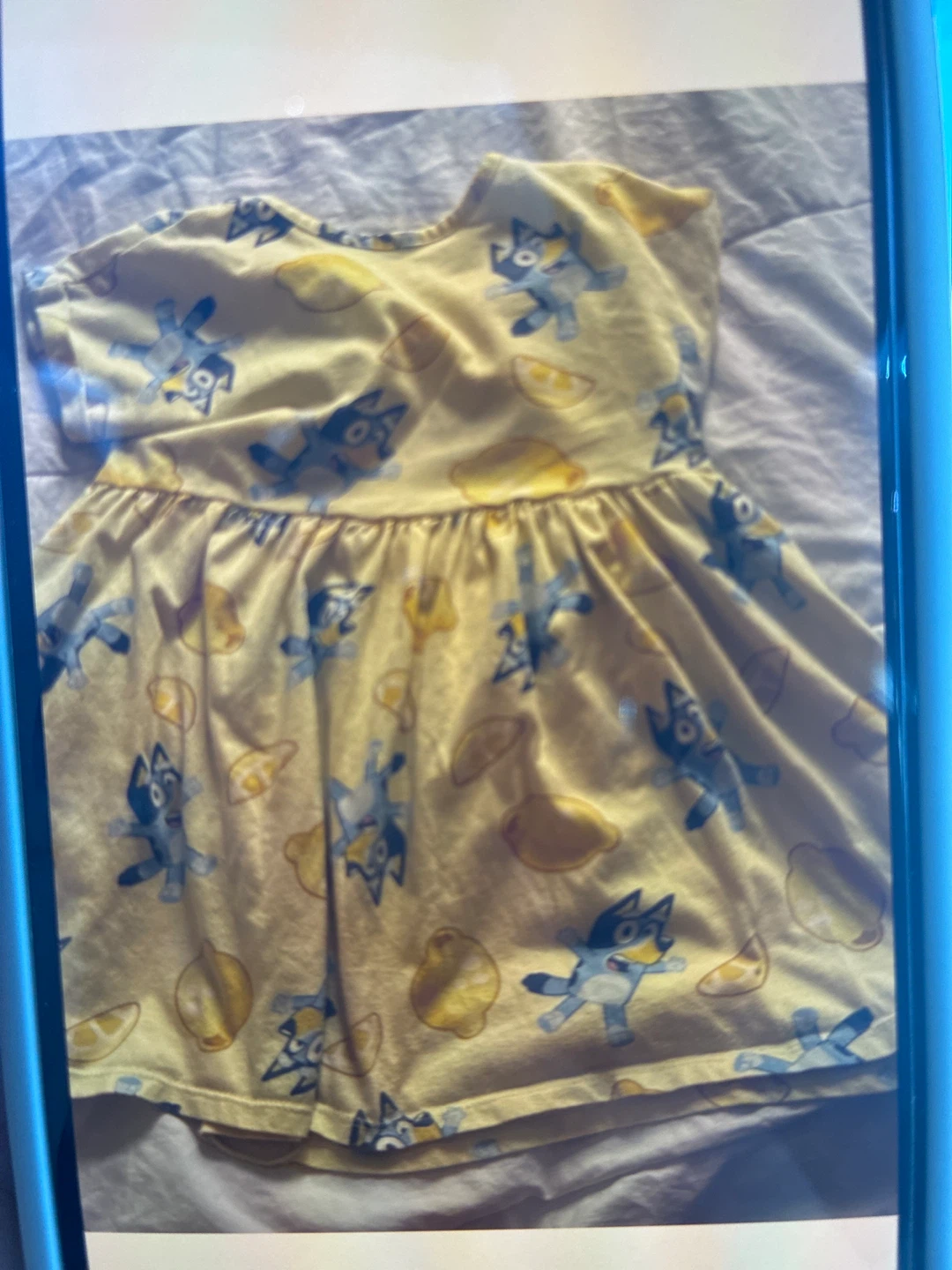 Bluey Lemon Dress Size 4T - photo 3