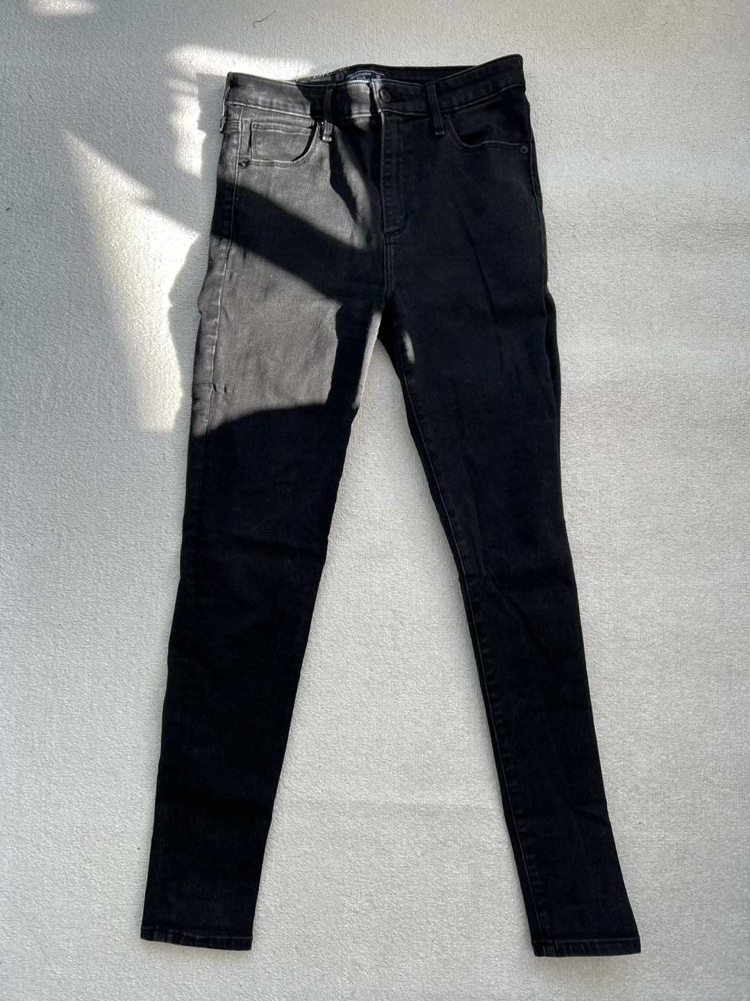 Abercrombie & Fitch High Rise Black Skinny Jeans
