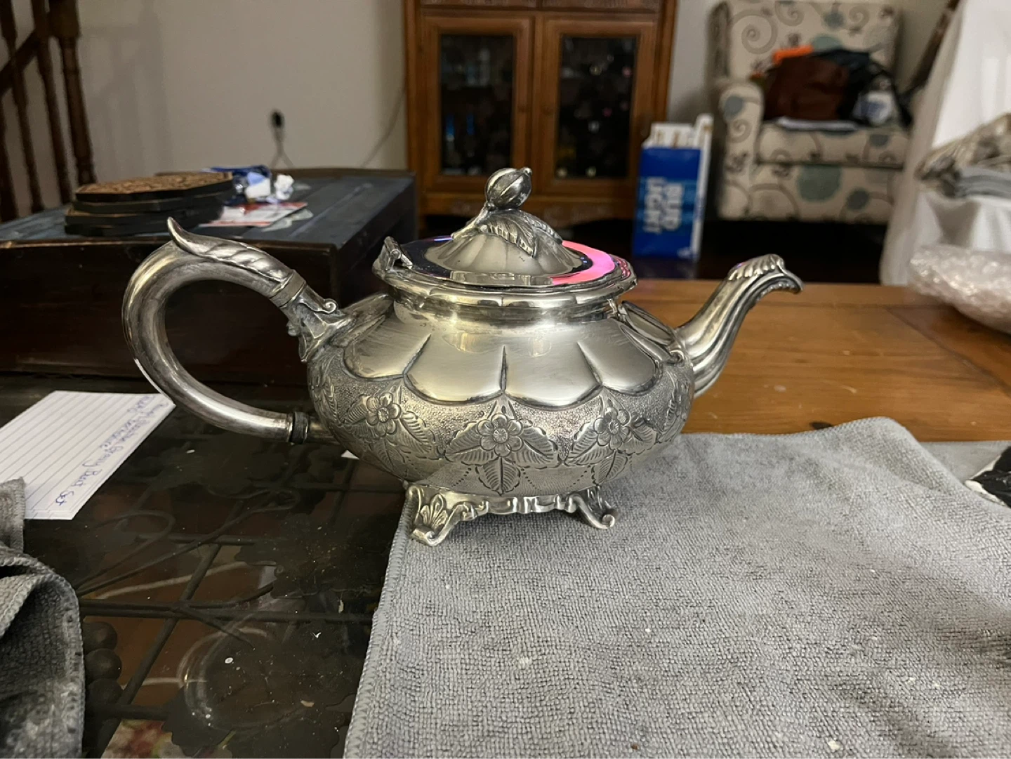 1881 Rogers Canada SP Coffee/Tea Service #8577 - 5 piece set - photo 3