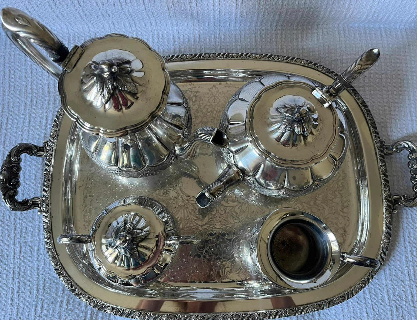1881 Rogers Canada SP Coffee/Tea Service #8577 - 5 piece set
