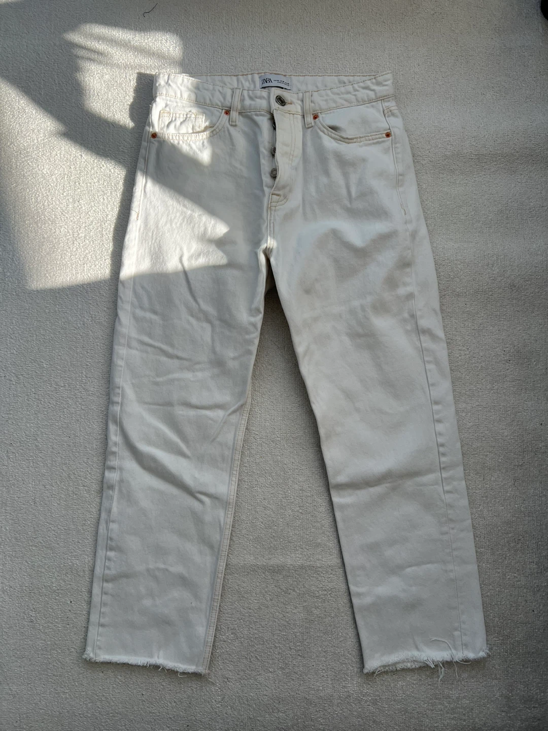 ZARA White Denim Jeans - EUR 40