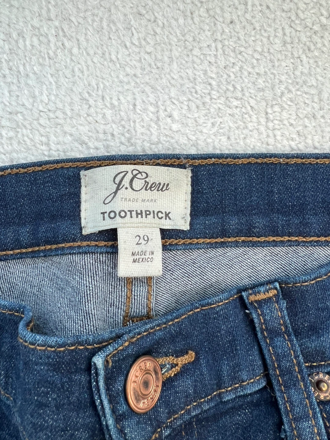 J. Crew Toothpick Jeans Women's Size 29 - photo 2