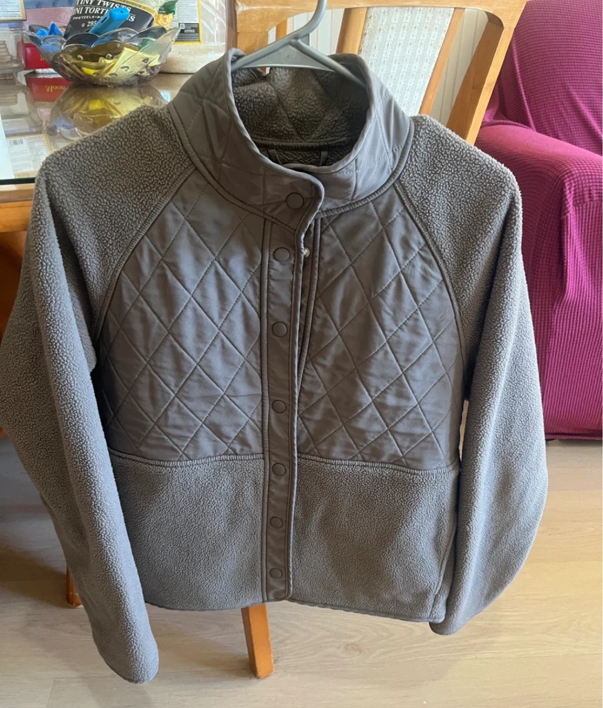 Quilted Fleece Jacket