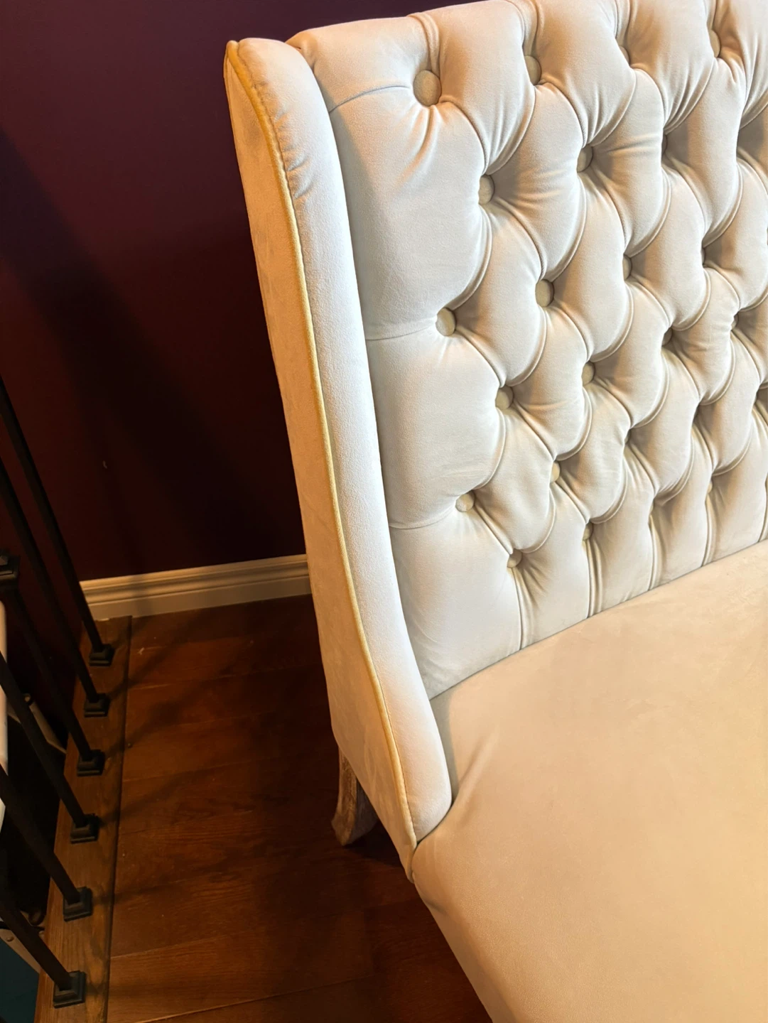 Tufted Back Settee Bench - photo 3