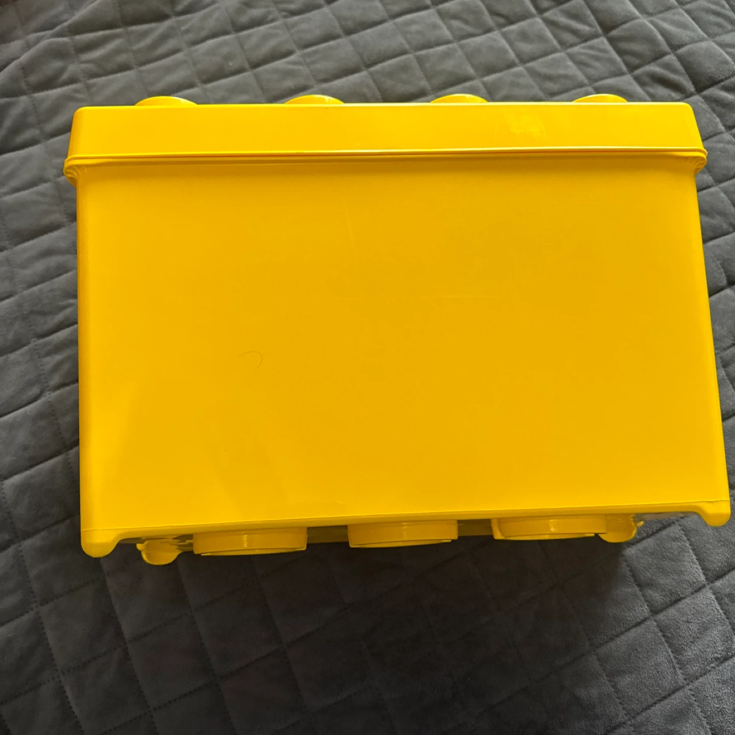 Yellow LEGO Storage Brick 8-Stud Container Large Box only - photo 3