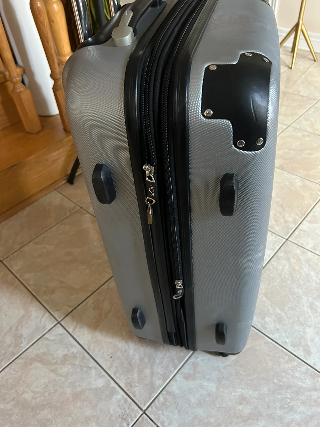 Heys - Silver Hardside Check in Luggage - photo 4