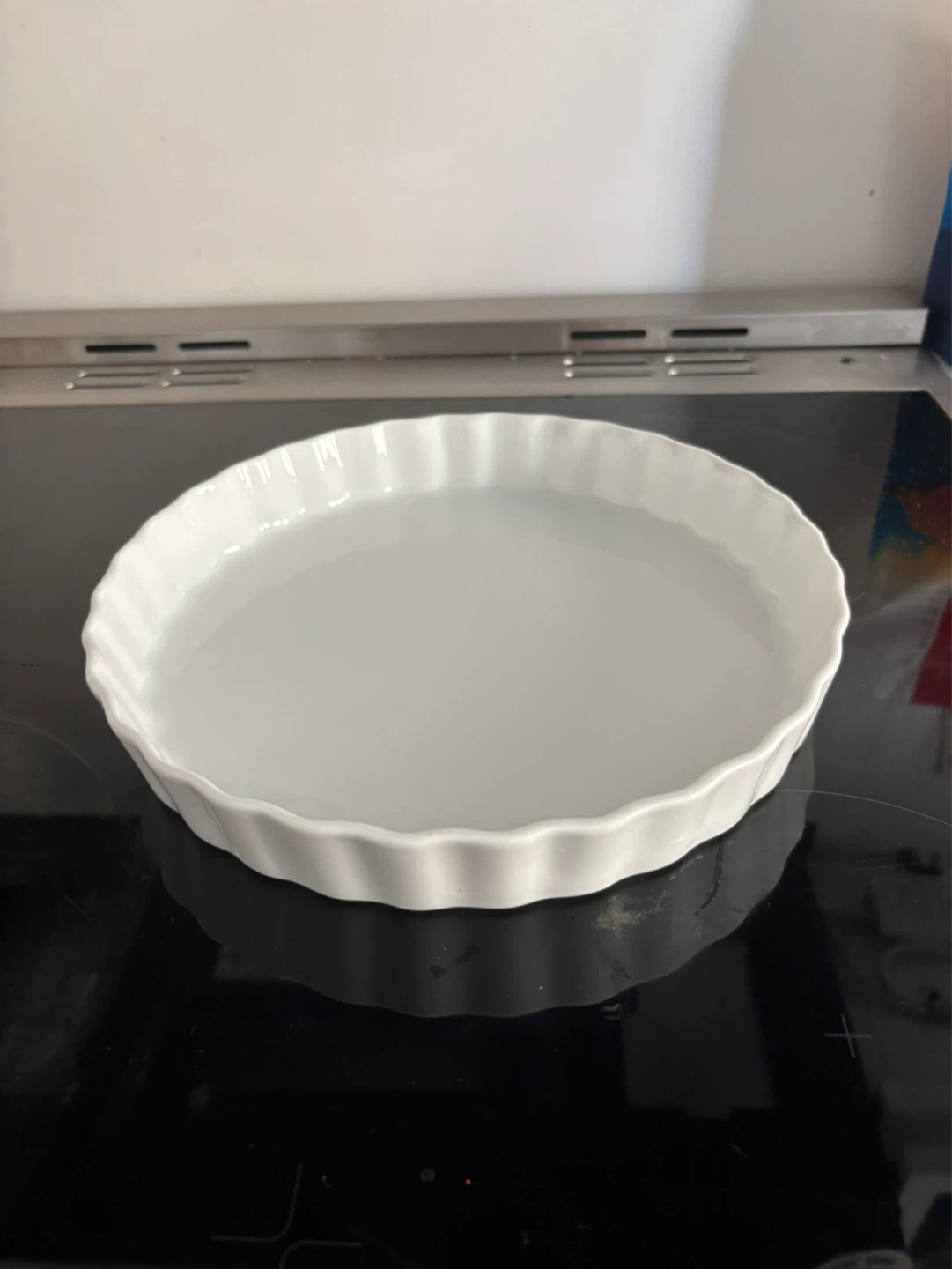 White Ceramic Tart Dish - photo 2