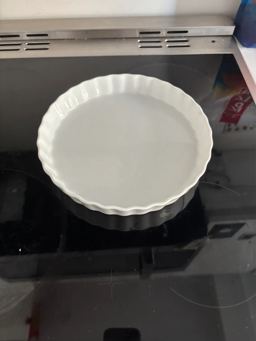 White Ceramic Tart Dish