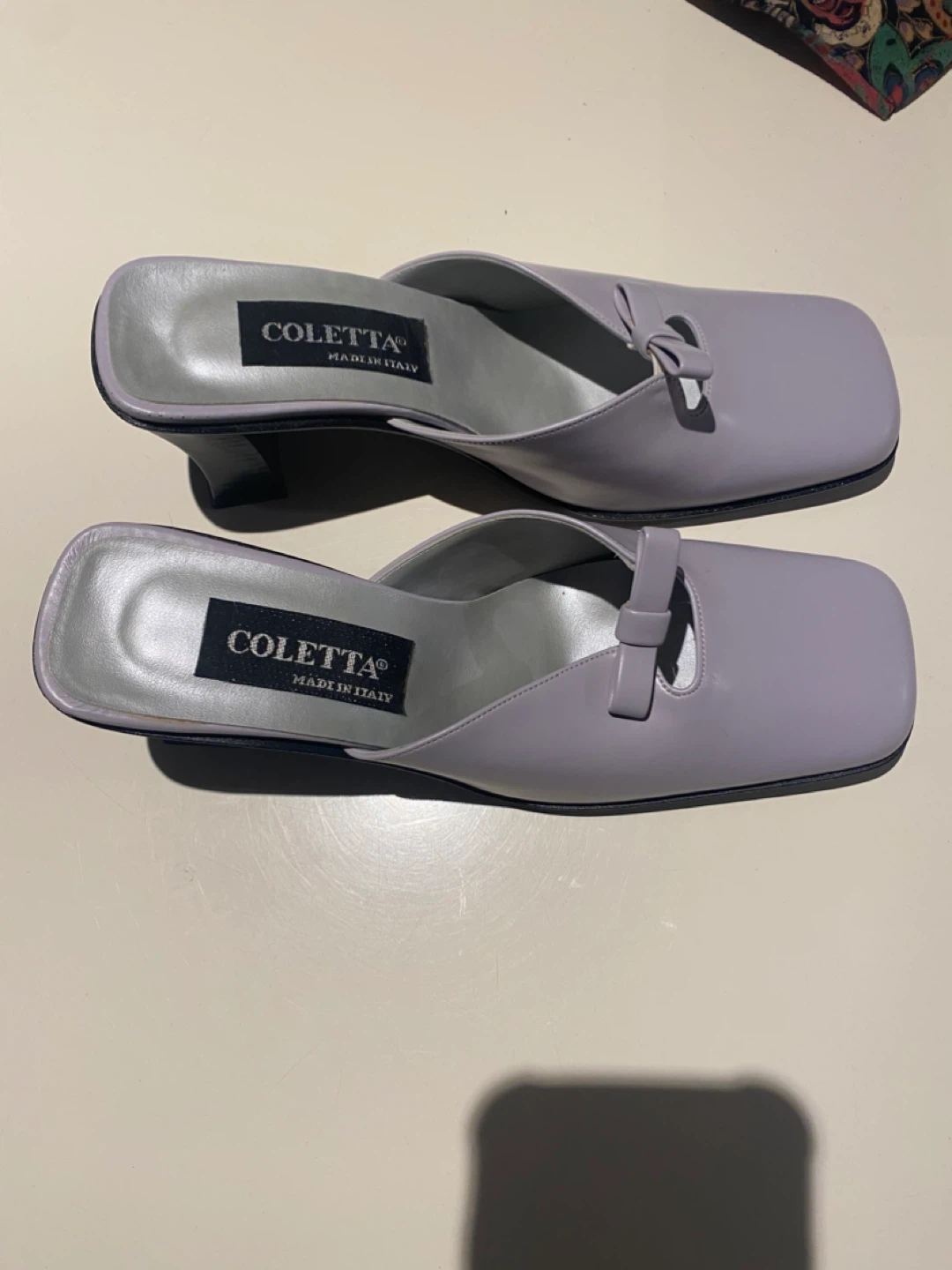 Coletta Women's Lavender Mules - Size 38 - photo 2