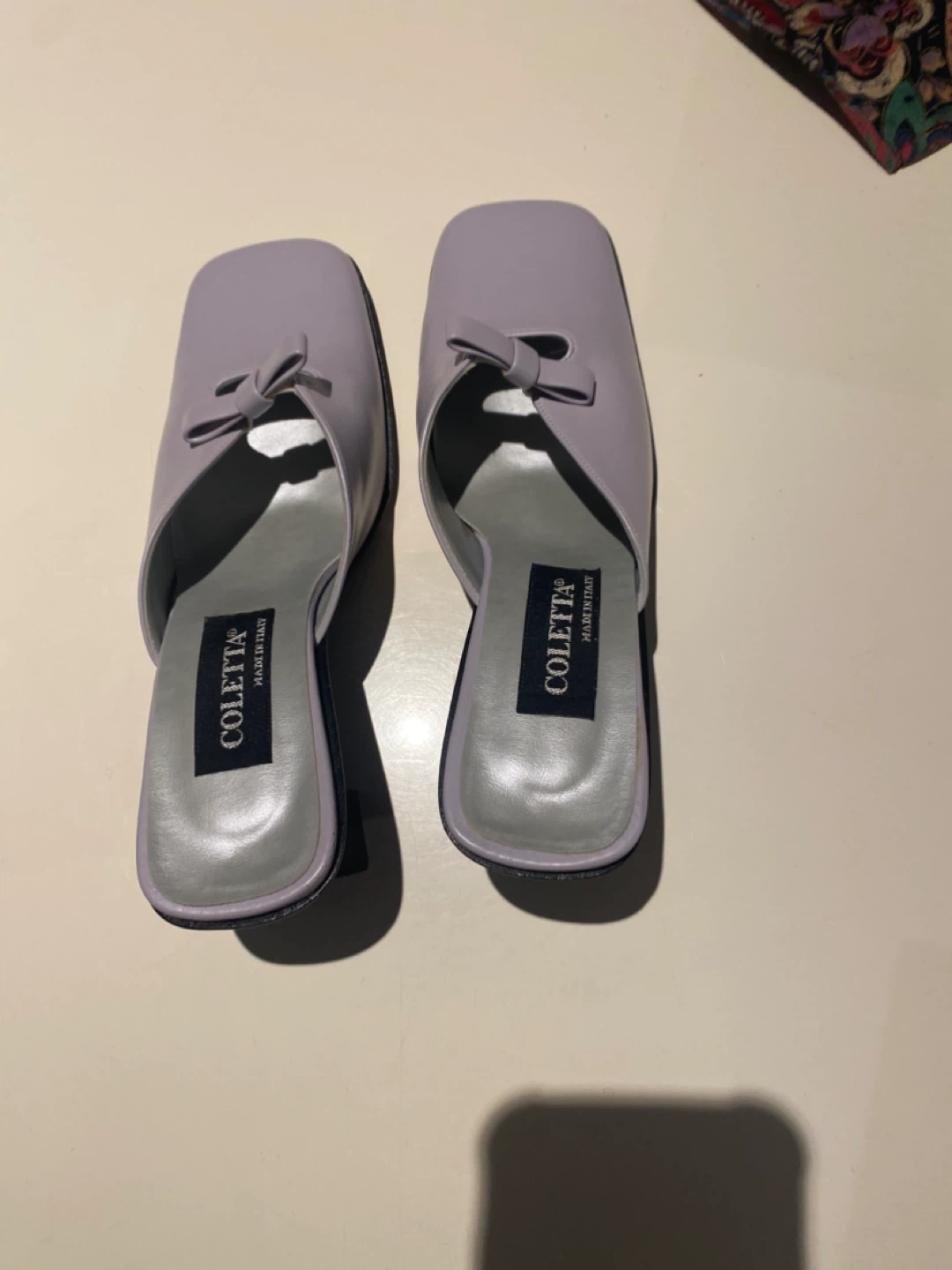 Coletta Women's Lavender Mules - Size 38 - photo 3