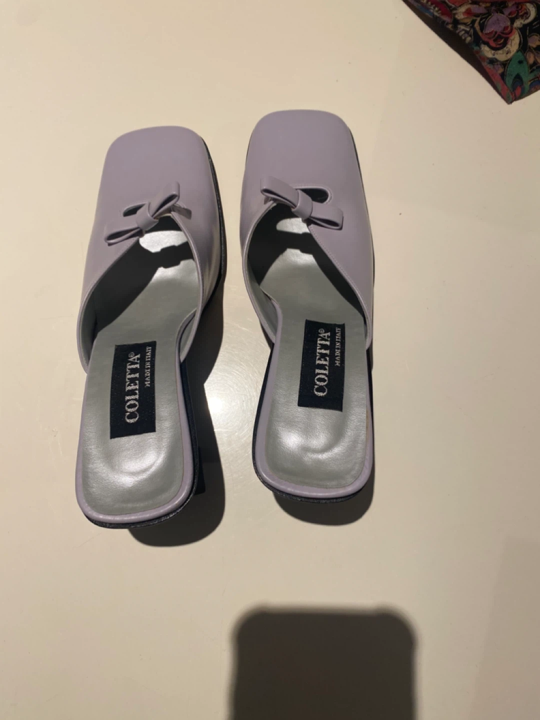 Coletta Women's Lavender Mules - Size 38 - photo 4