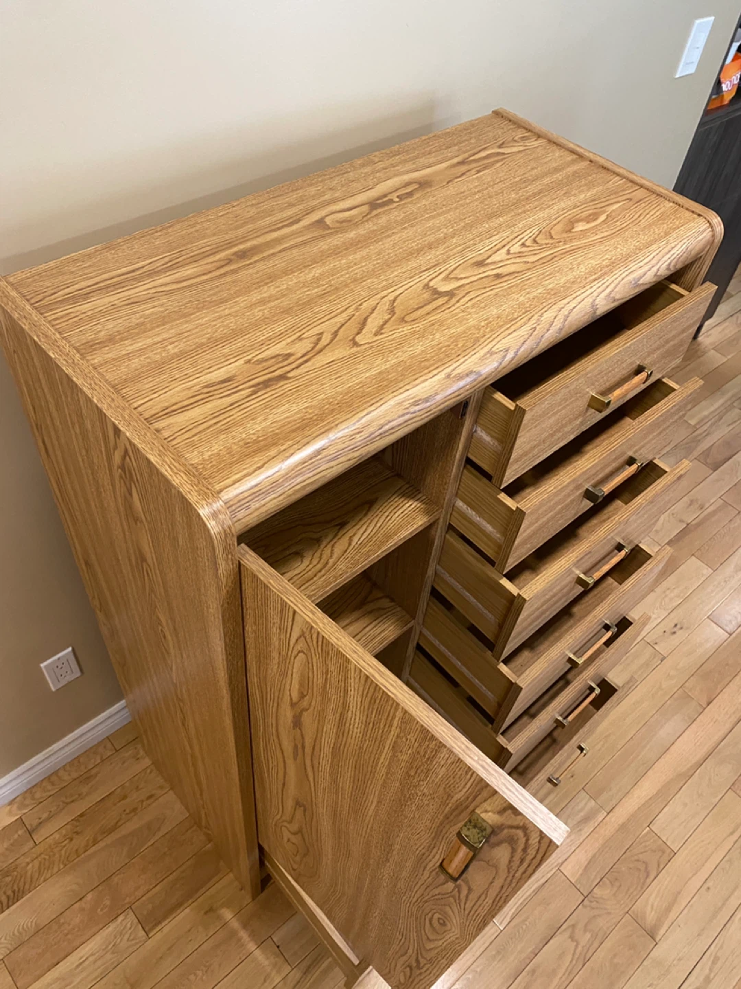 Vintage Oak Palliser Tall Dresser (CAN DELIVER) - photo 5