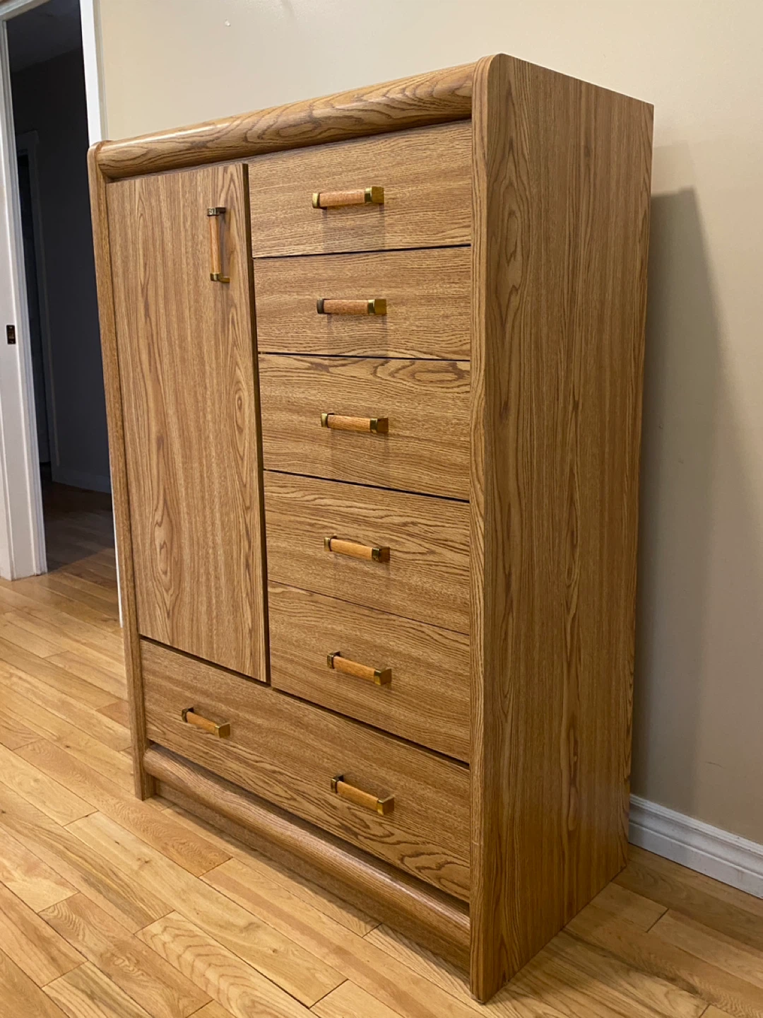 Vintage Oak Palliser Tall Dresser (CAN DELIVER) - photo 2