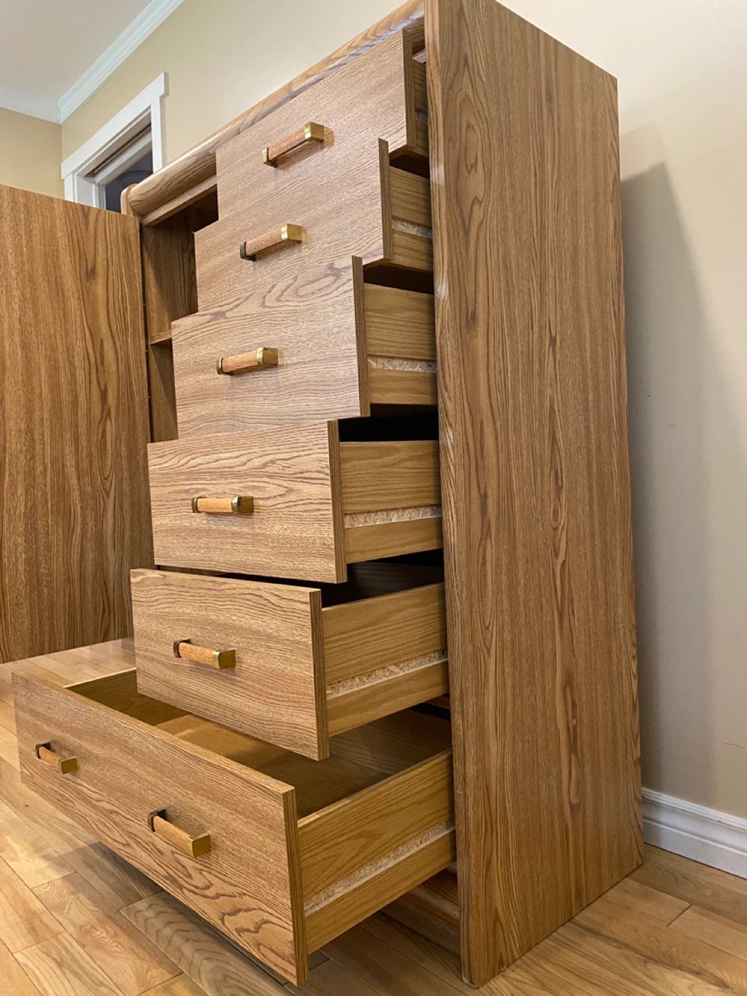 Vintage Oak Palliser Tall Dresser (CAN DELIVER) - photo 4