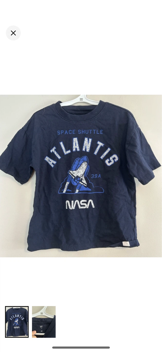 Kids NASA Space Shuttle T-Shirt - photo 3
