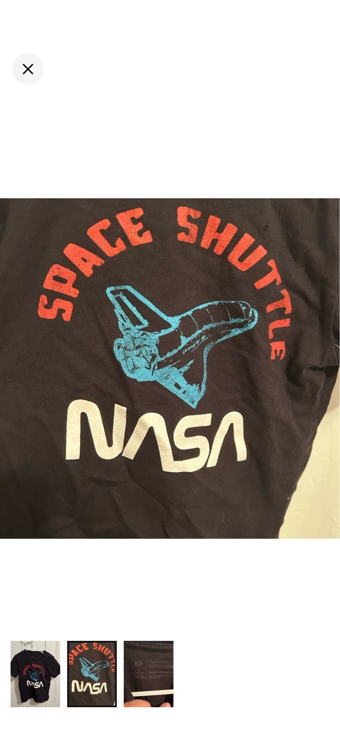 Kids NASA Space Shuttle T-Shirt - photo 2