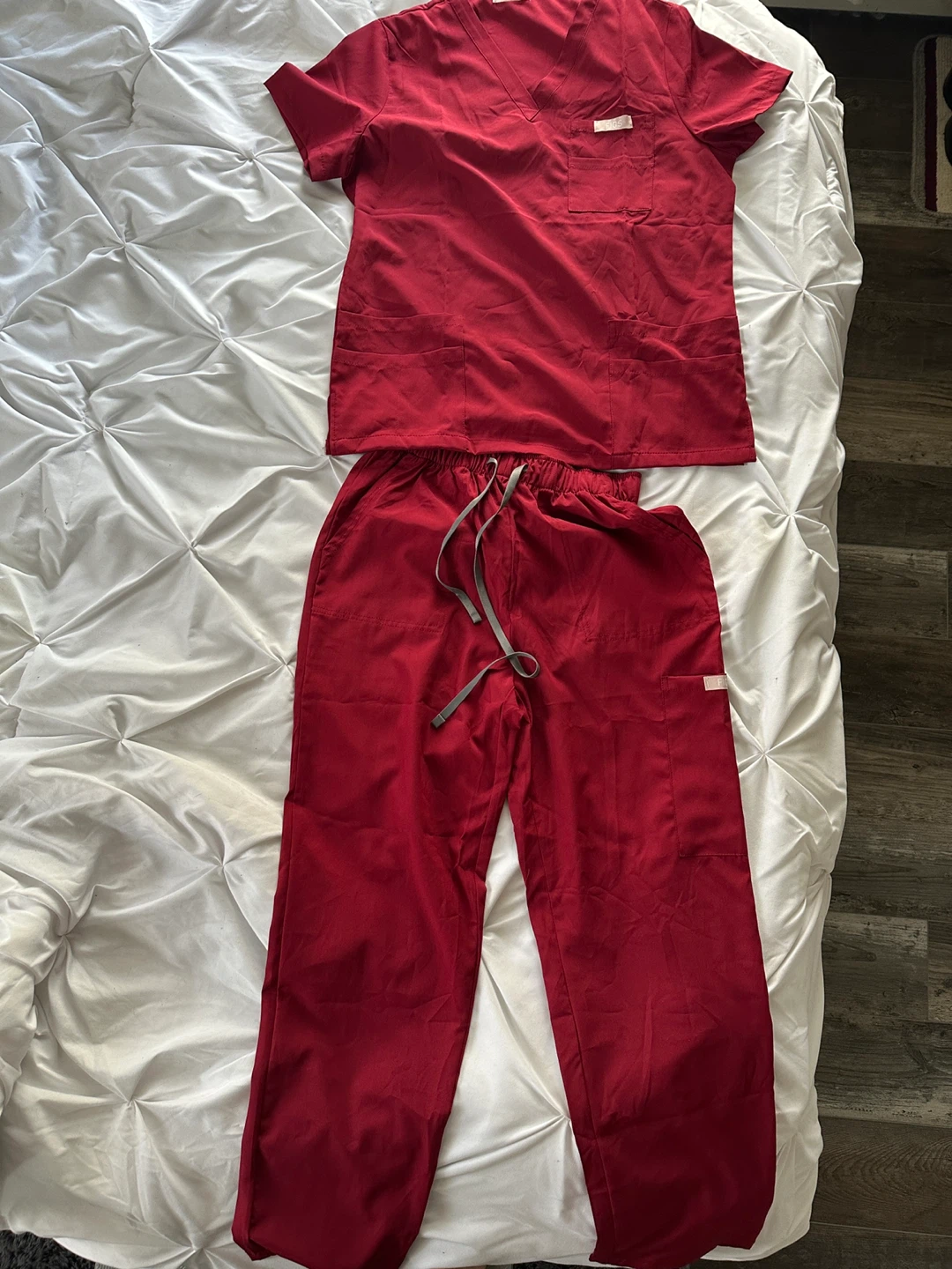 Figg Red Scrub Set