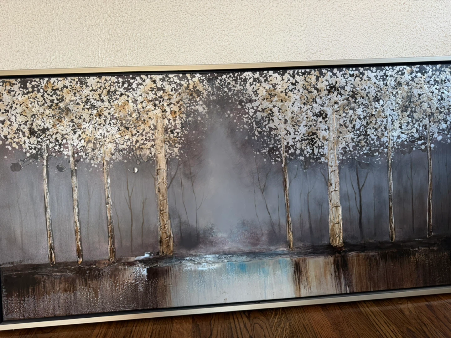 Textured Forest Landscape Wall Art - photo 2