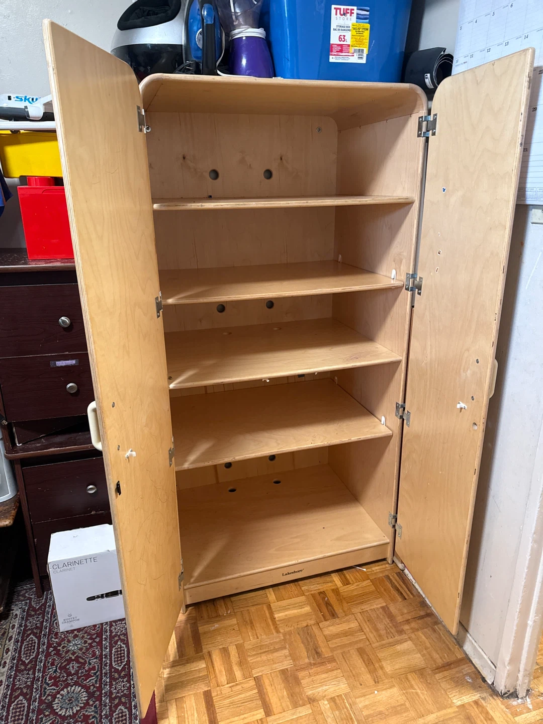 Kids' Wooden Wardrobe / Cabinet - photo 3
