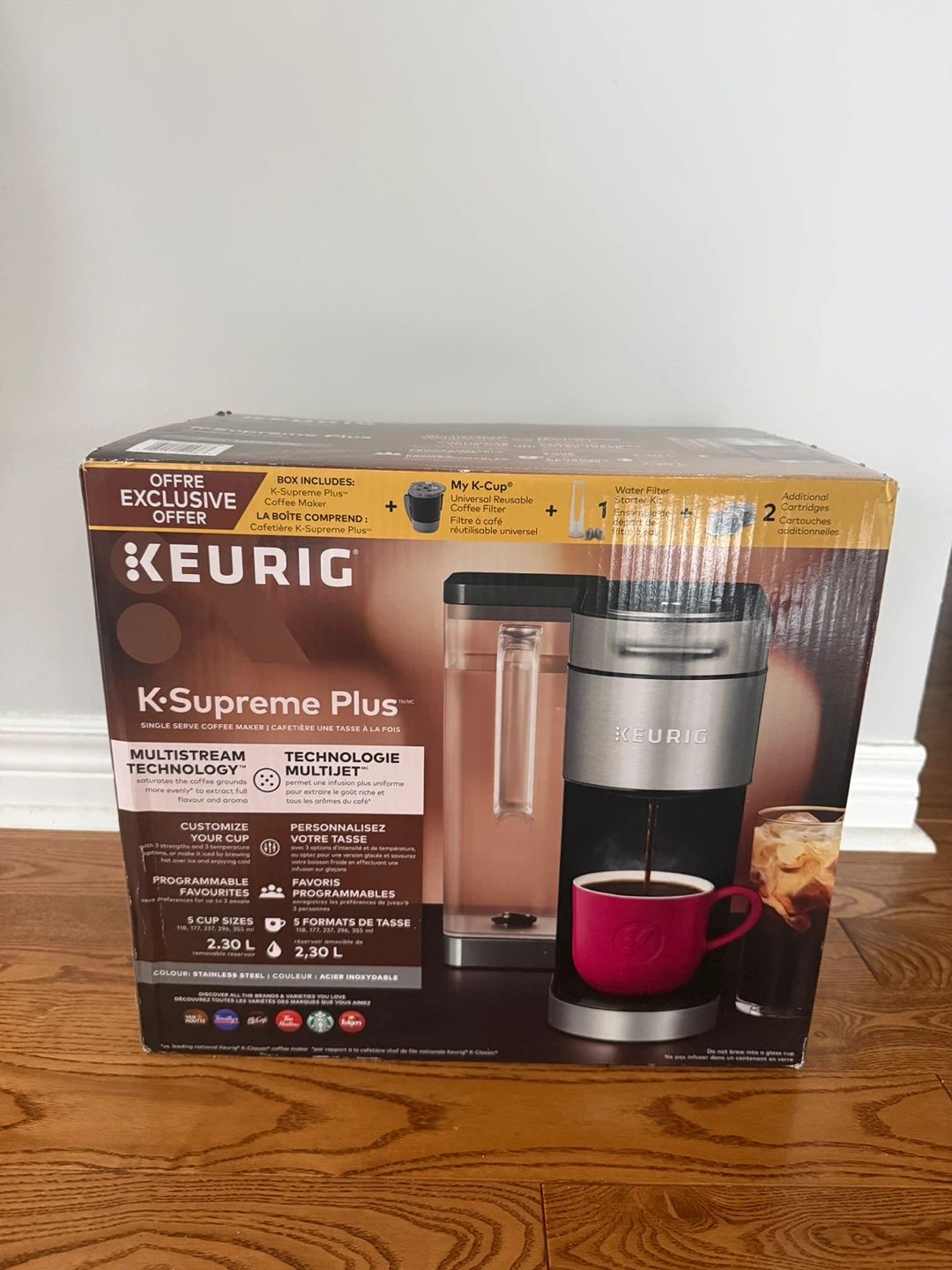 K-Supreme Plus Coffee Maker - Stainless Steel