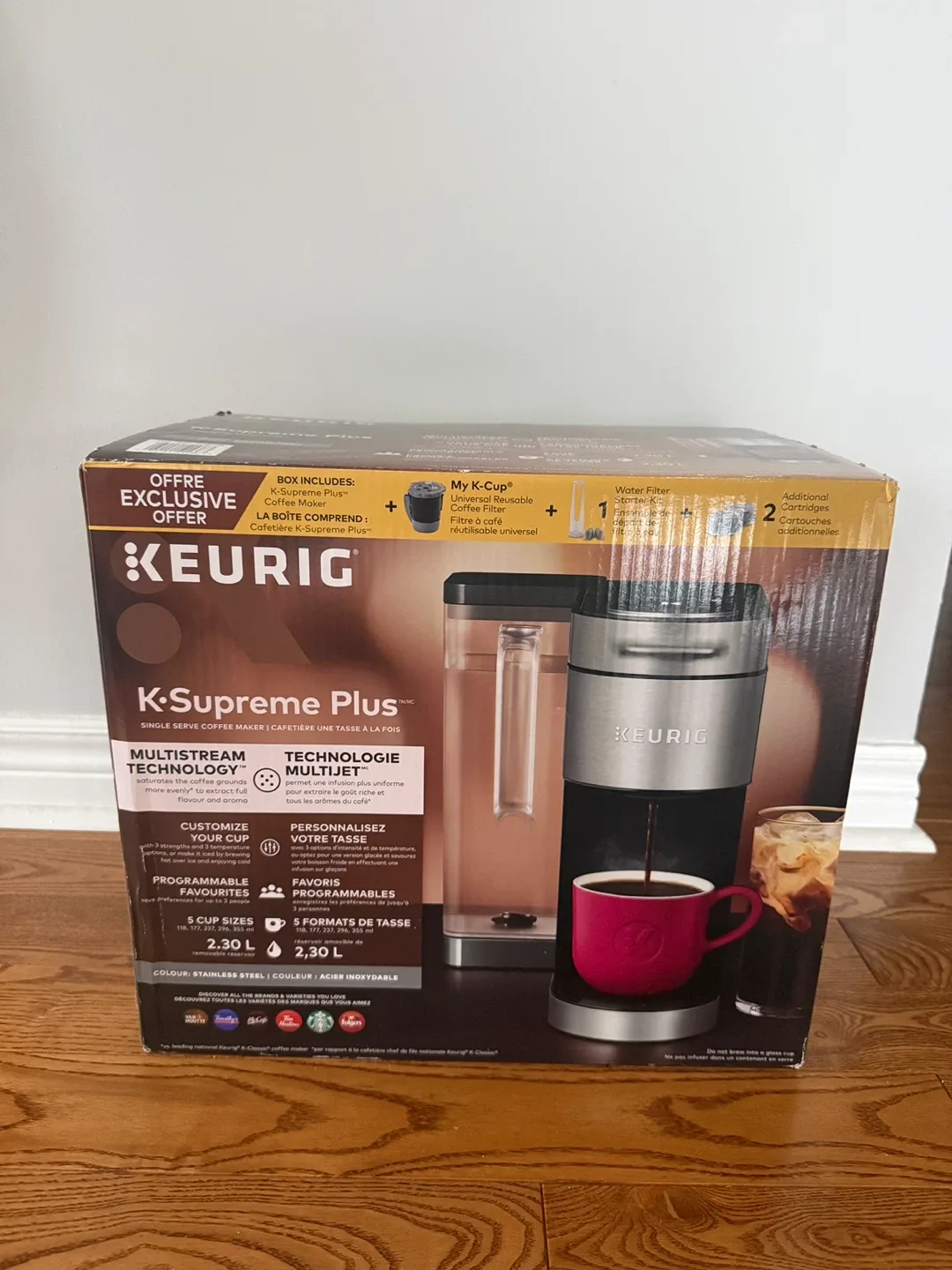 K-Supreme Plus Coffee Maker - Stainless Steel