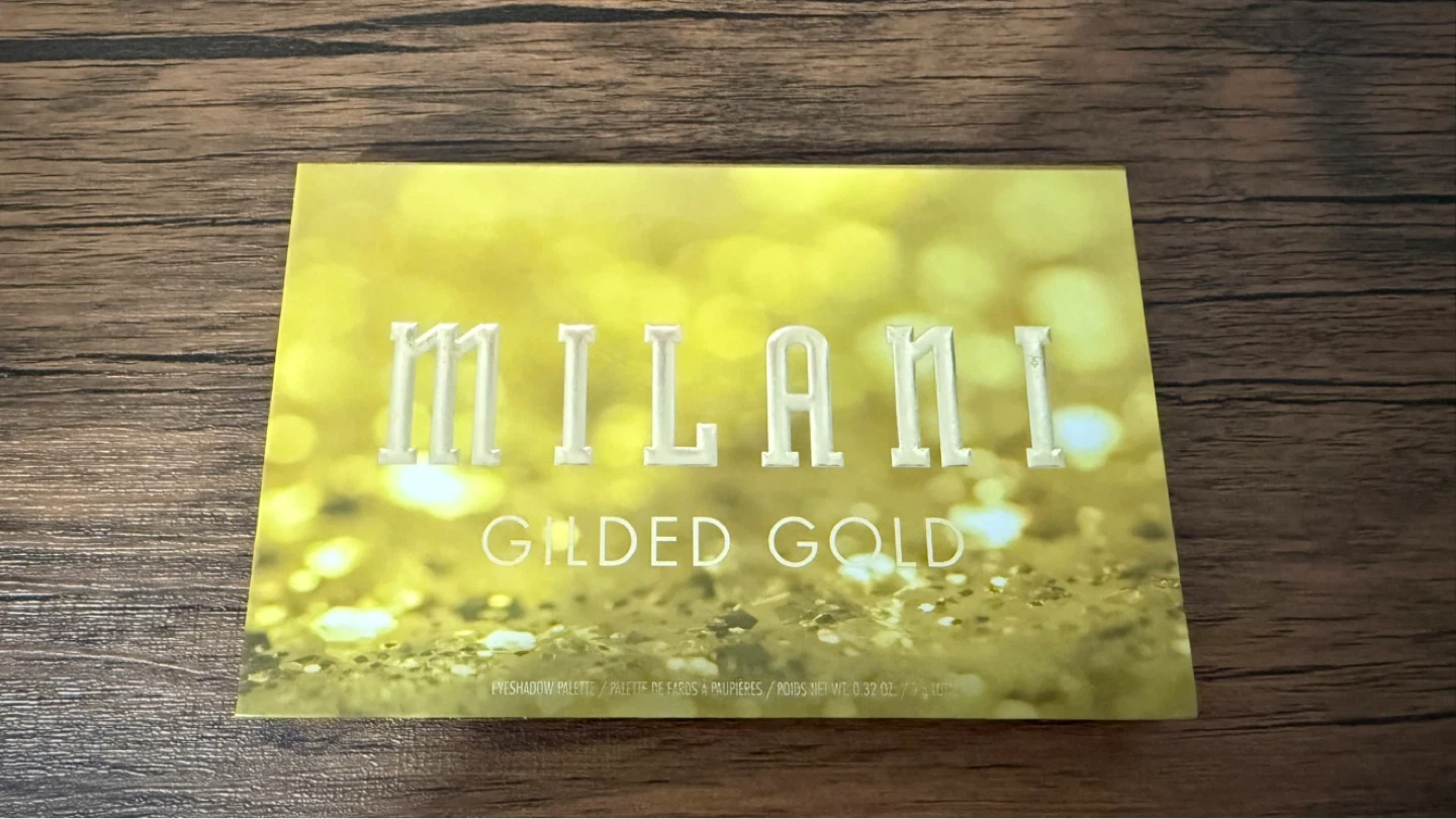 Milani Gilded Gold Eyeshadow Palette