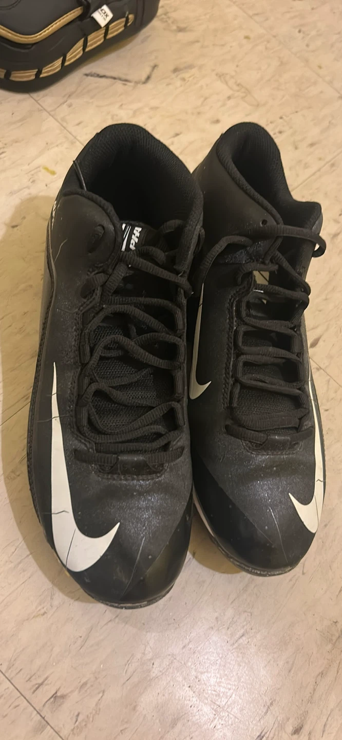 Nike Black Baseball Cleats - photo 2
