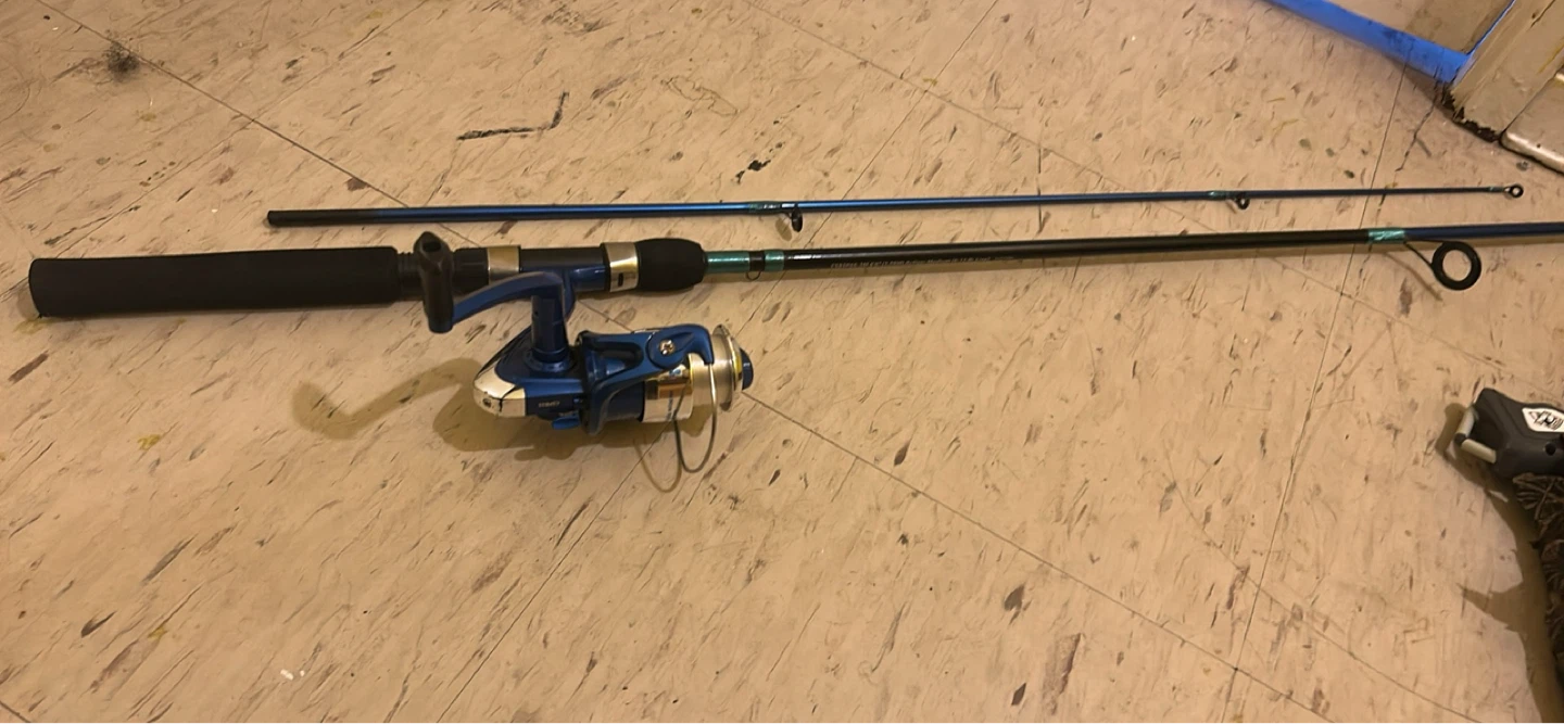 Blue Fishing Rod and Reel Combo - photo 2