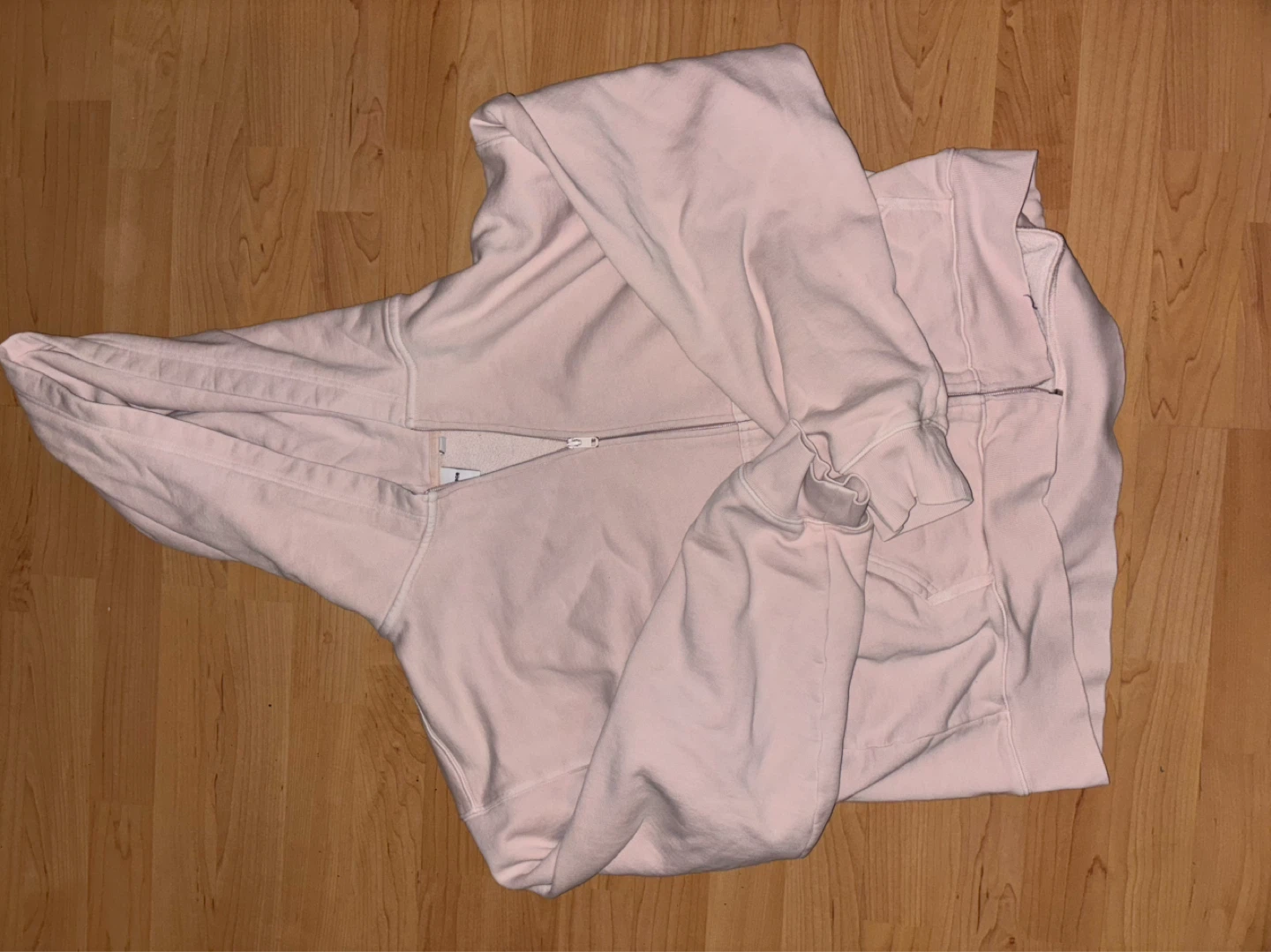 TNA Sweatfleece Zip-Up Hoodie - Pink - Size 2XL