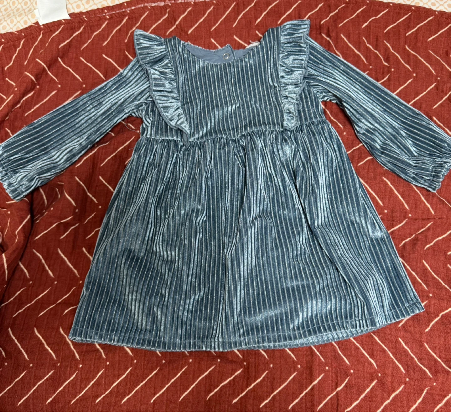 Baby Girl's Velvet Dress and sleep suit