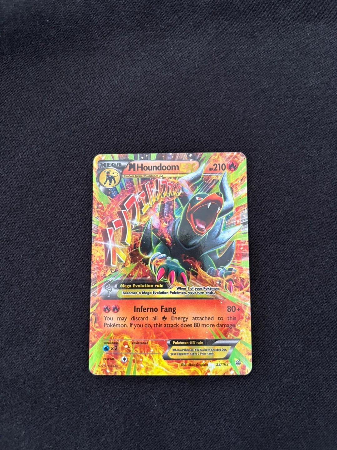 MEGA MHoundoom Pokémon Card 22/162