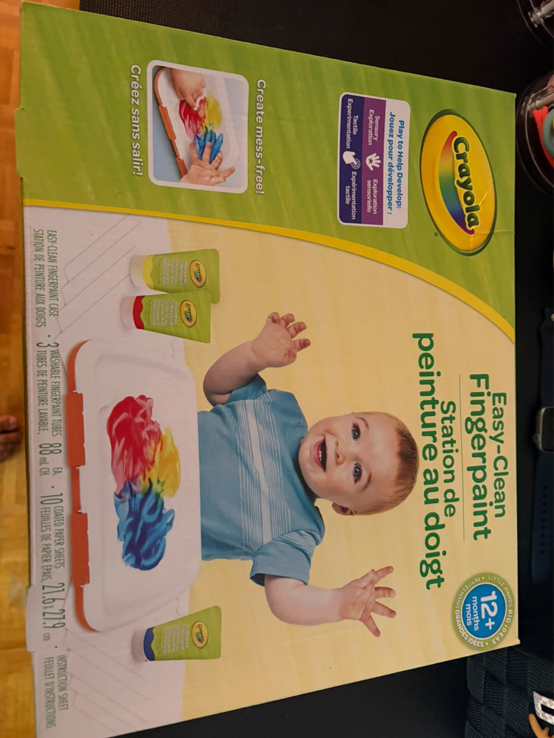 Crayola Easy-Clean Fingerpaint Station