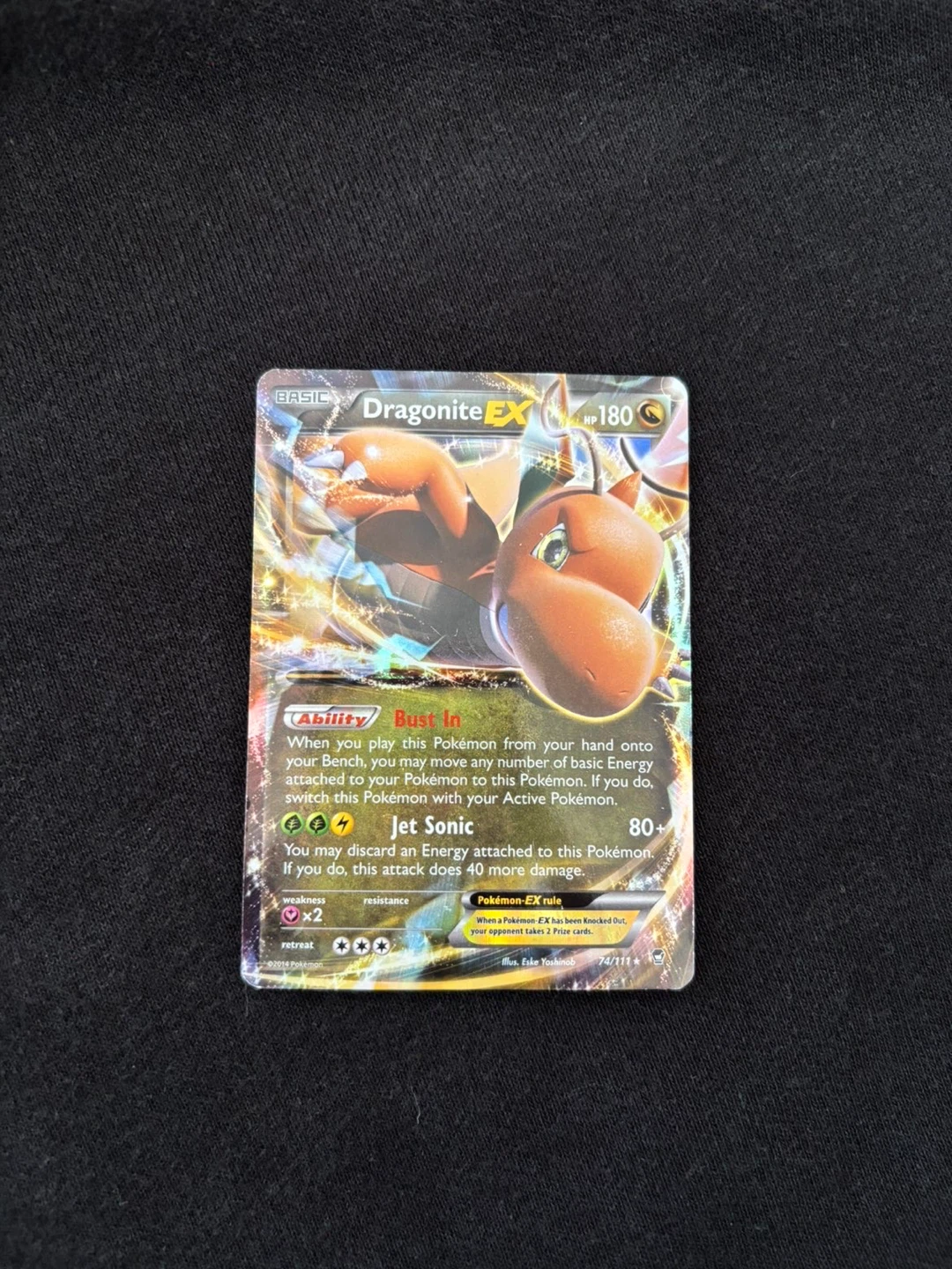 Pokemon Trading Card - Dragonite EX