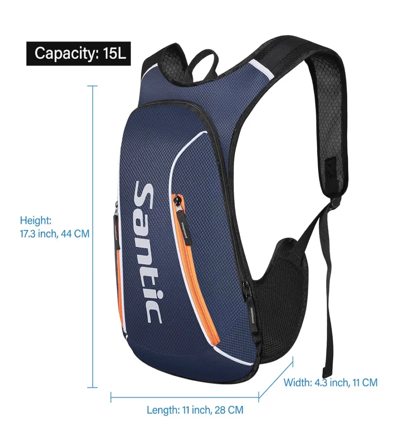 Santic 15L Backpack Navy Blue - photo 5