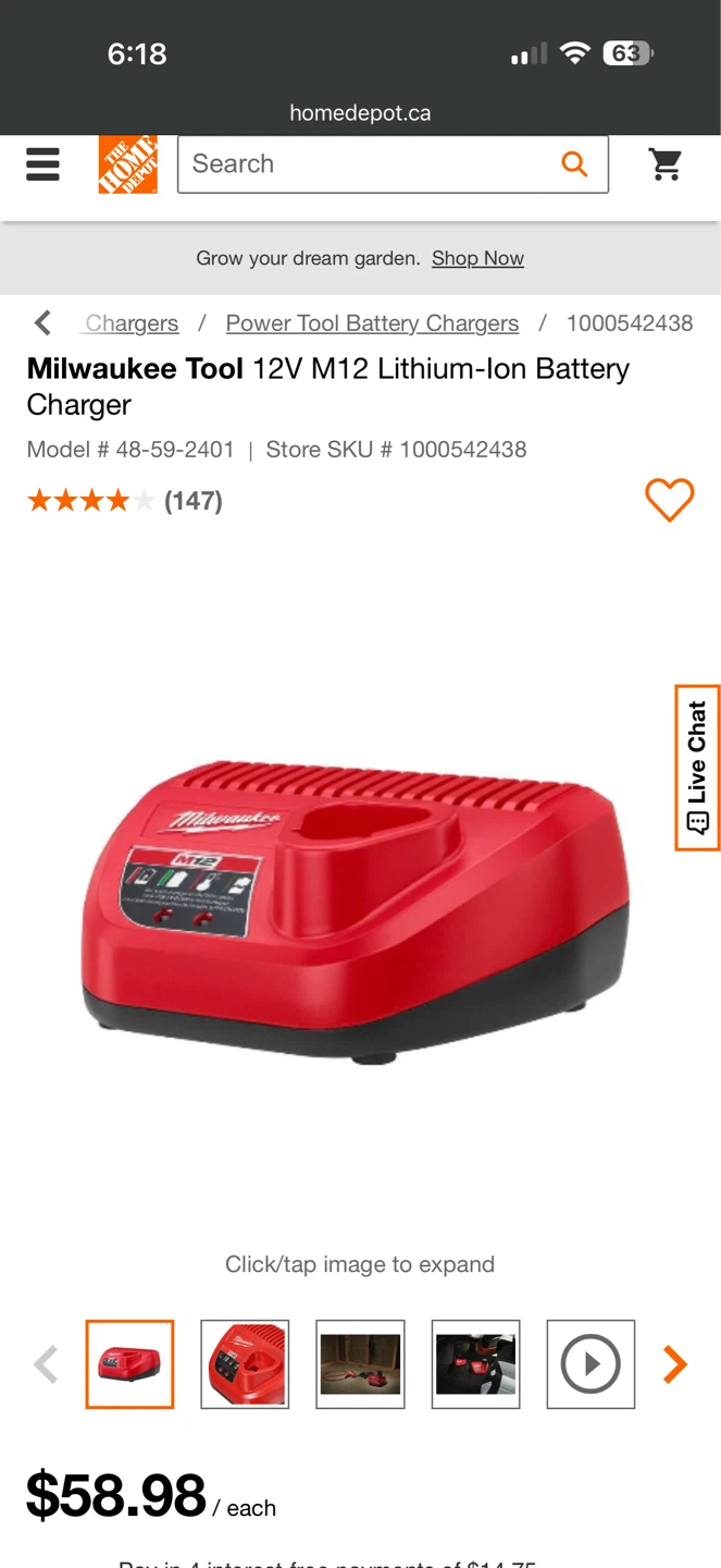 Milwaukee M12 12V Lithium-Ion Battery Charger - photo 3