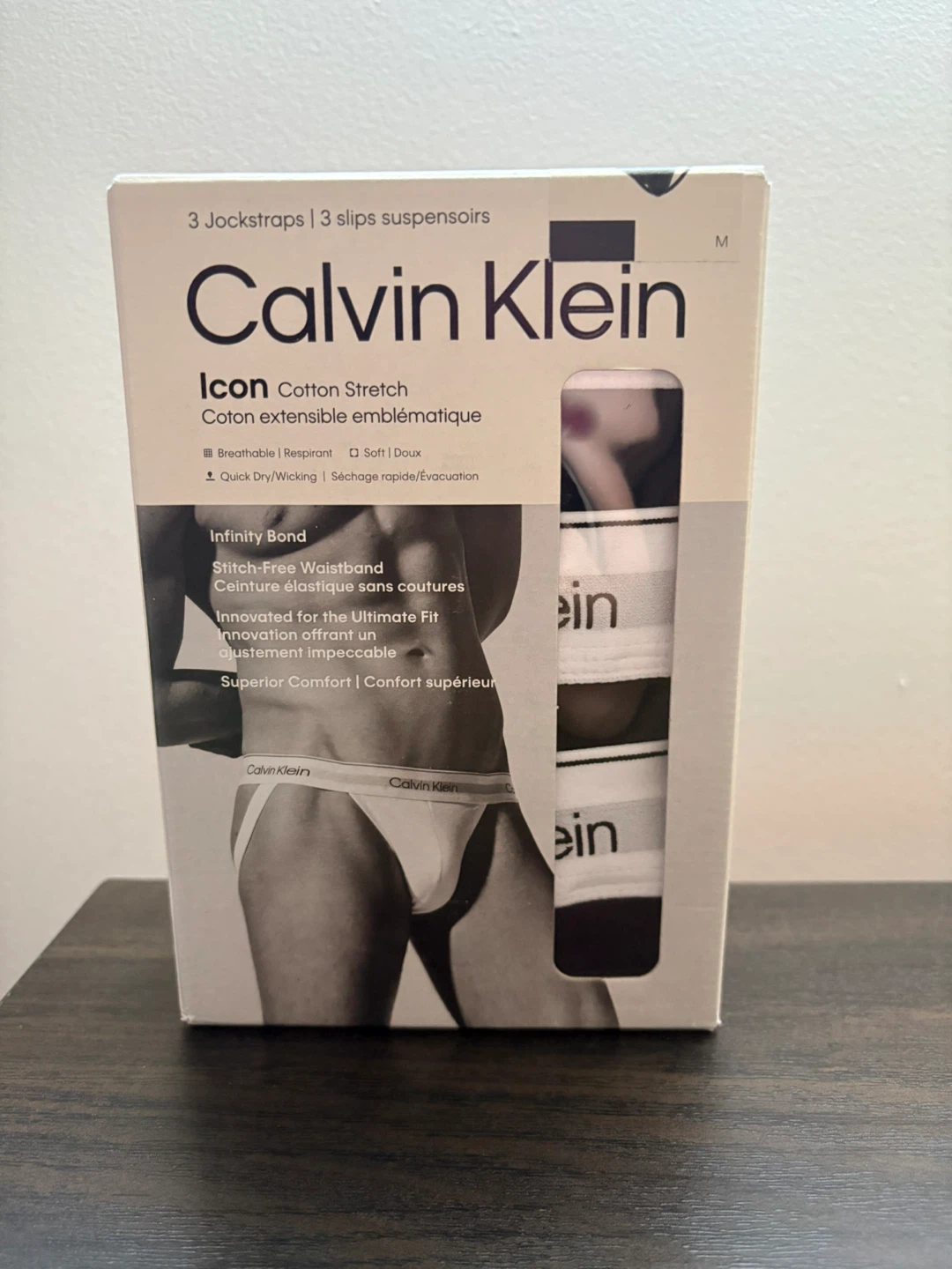 Calvin Klein Icon Cotton Stretch Jockstraps - 3 Pack
