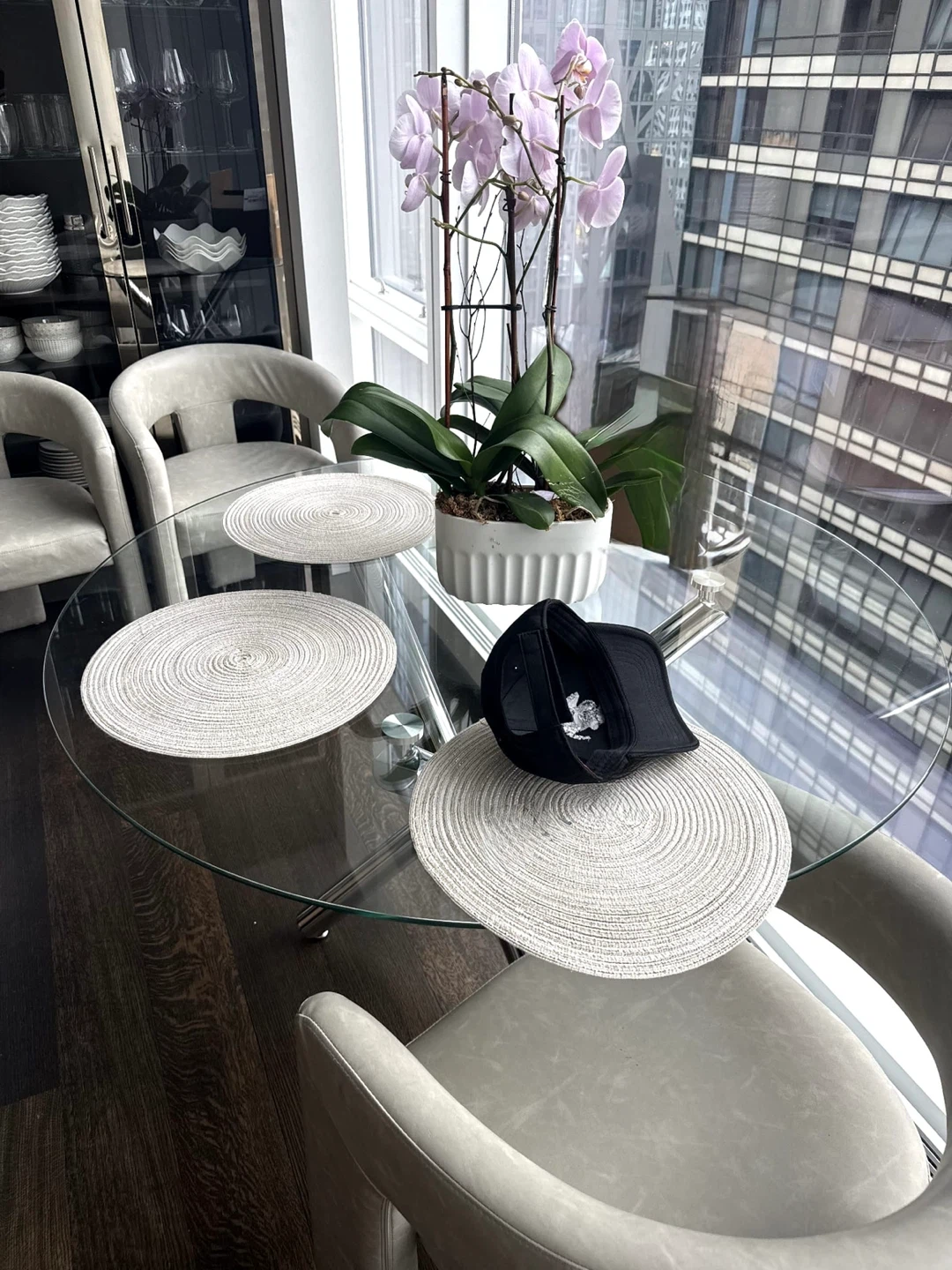 Glass Top Dining Table only
