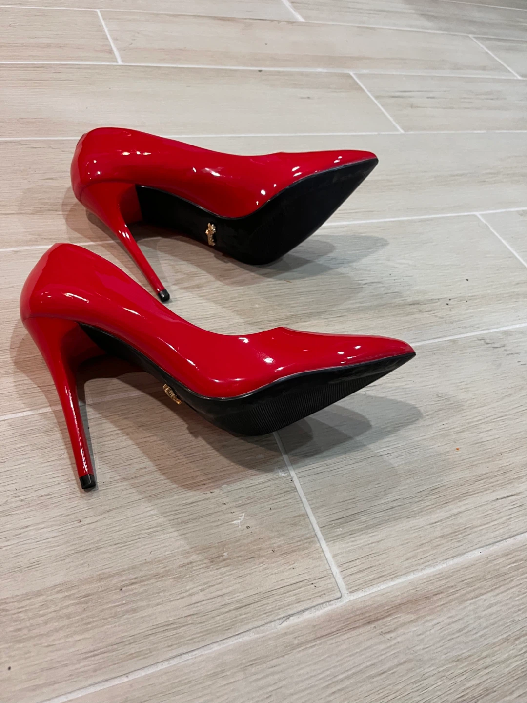 NEW Size 6 Kingswink Red Patent Stiletto Heels - photo 3