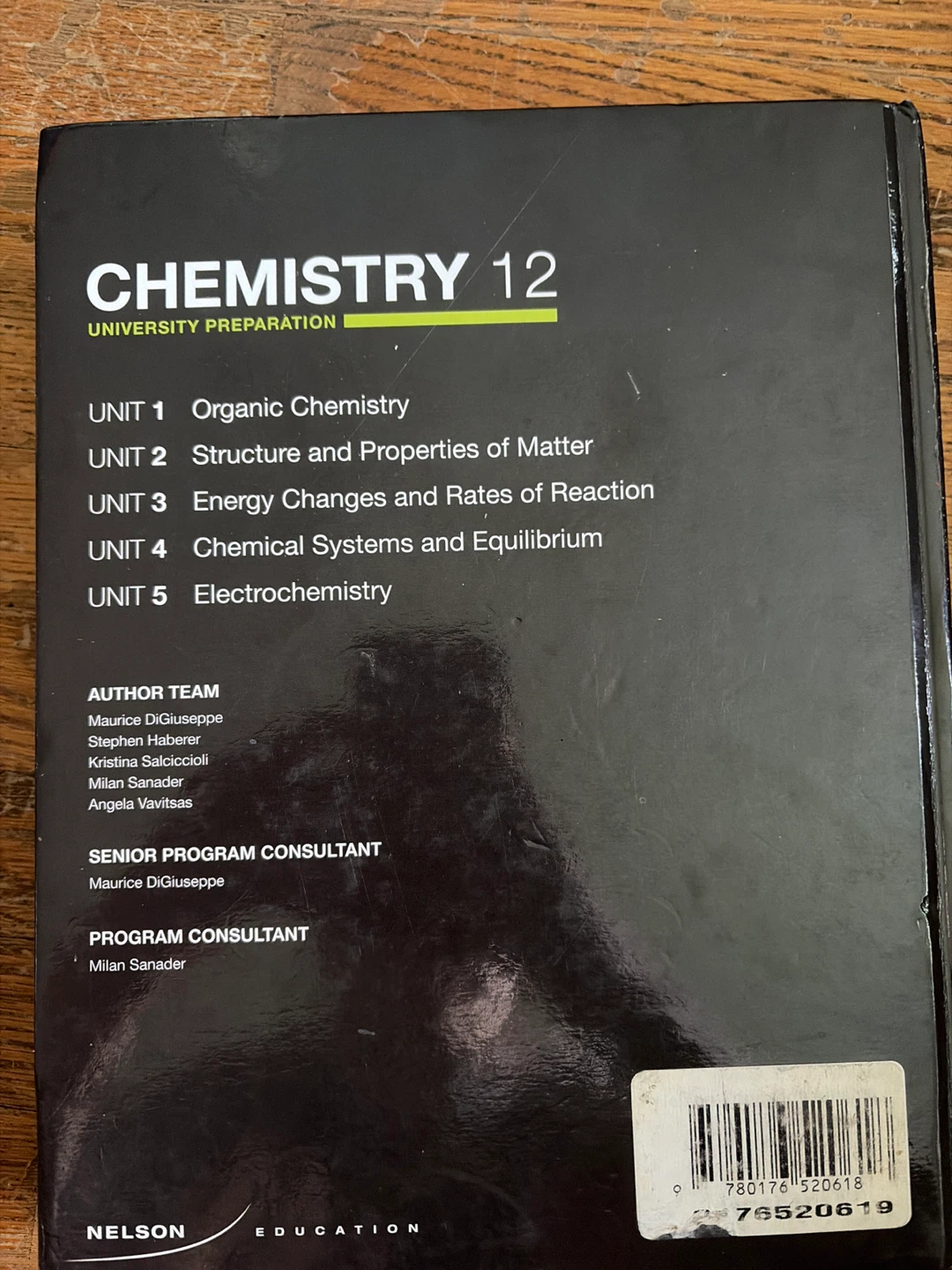Nelson Chemistry 12 University Preparation Textbook - photo 2