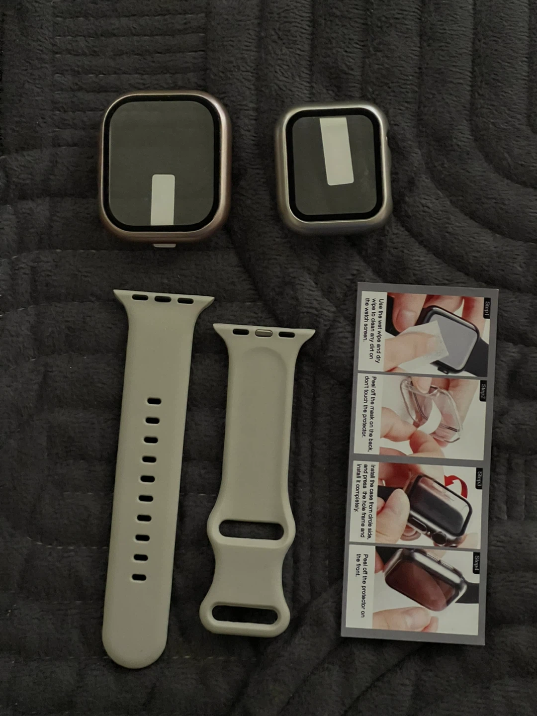 Apple Watch Band and Case with screen protector