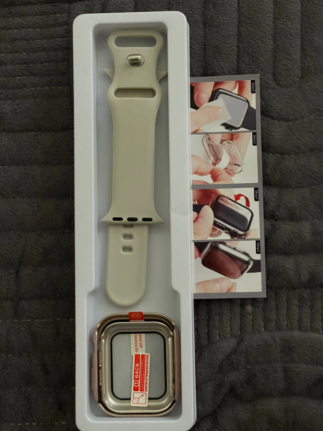 Apple Watch Band and Case with screen protector - photo 3