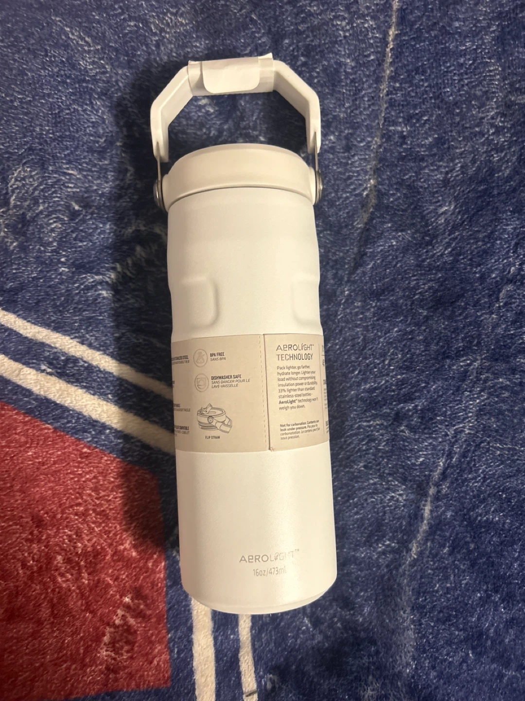 Stanley IceFlow AeroLight Flip Straw Bottle 16oz White - photo 3