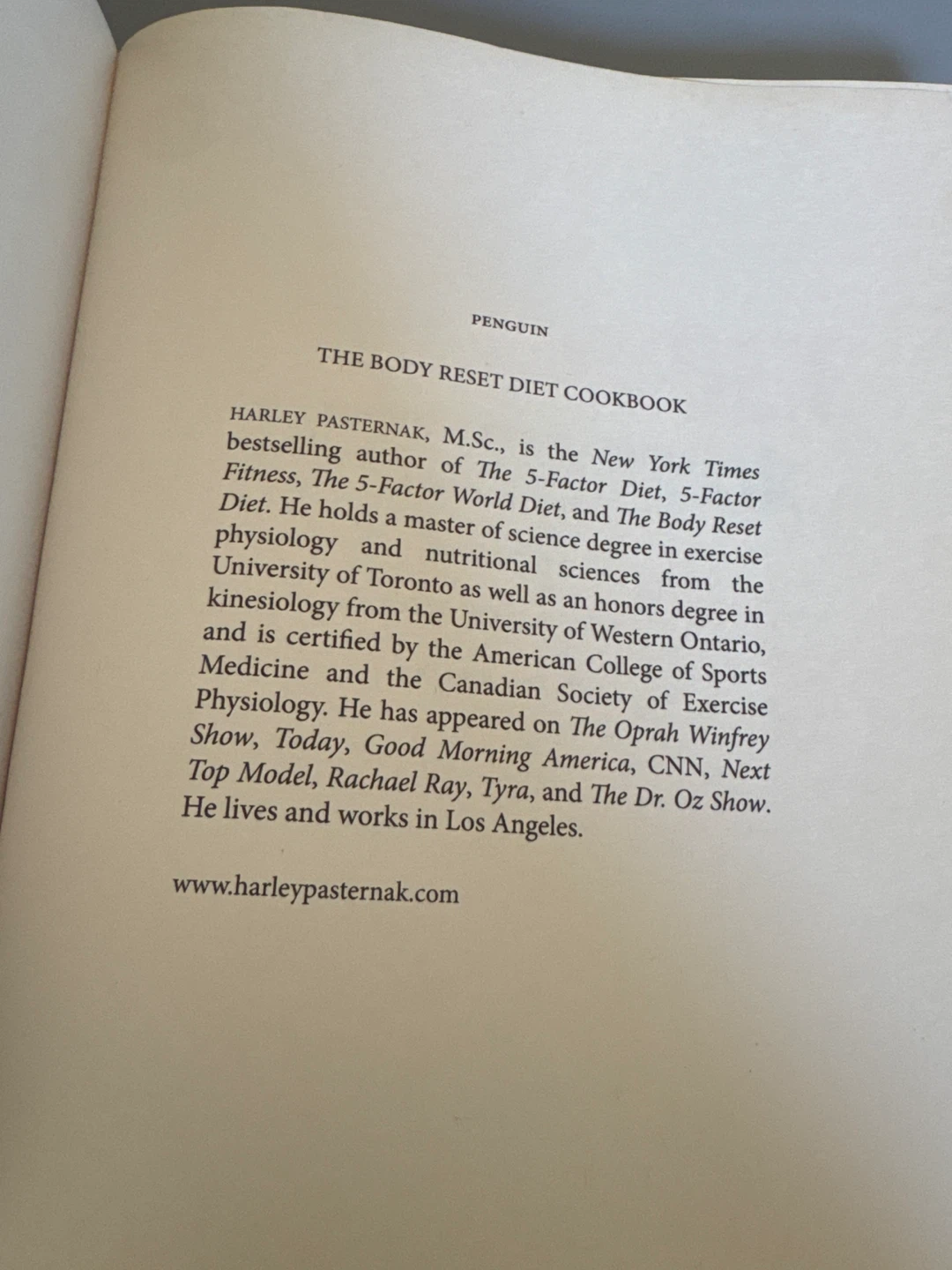 The Body Reset Diet Cookbook by Harley Pasternak, MSC - photo 3