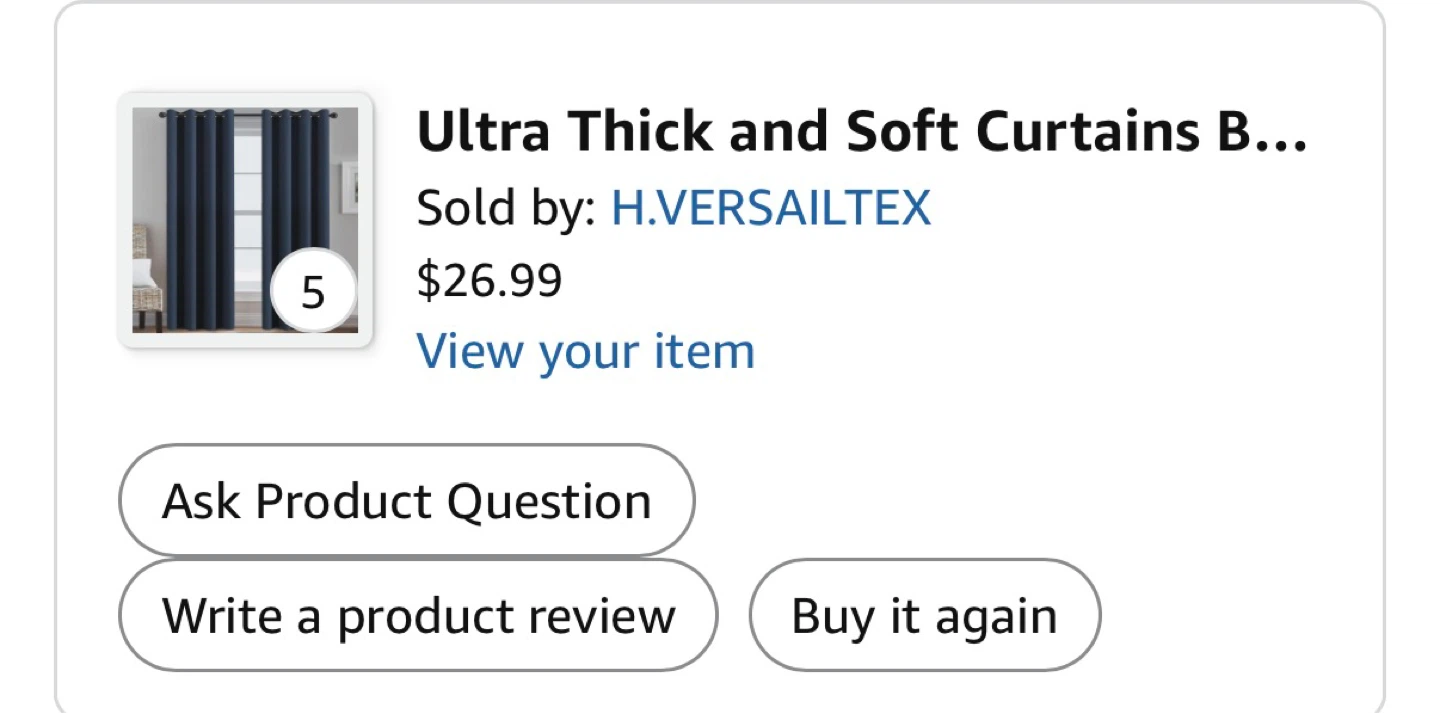5 - Ultra Thick and Soft Navy Blue Black out Curtains - photo 2